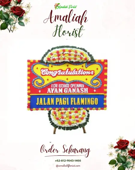 Sewa Papan Bunga Rawa Badak Utara